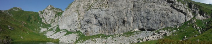 Laghetto e falesia di Avostanis