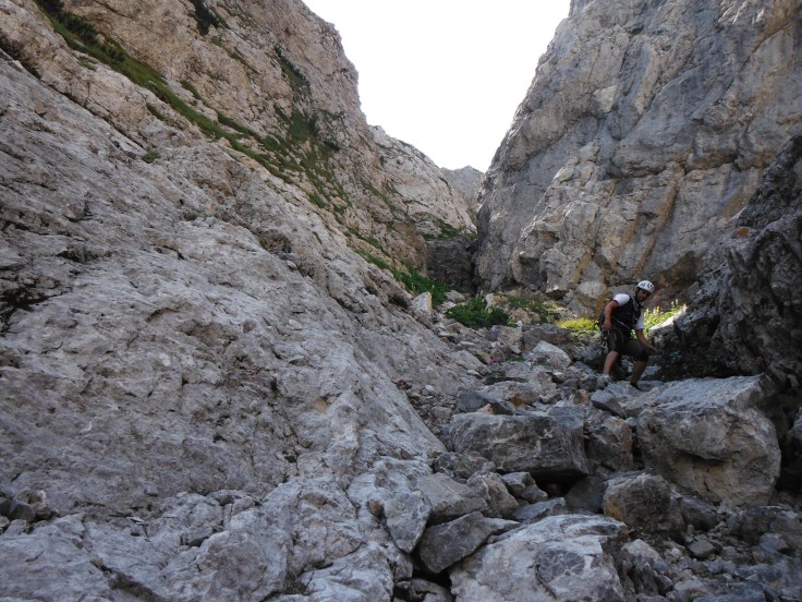 Sul canale dell'Alta via