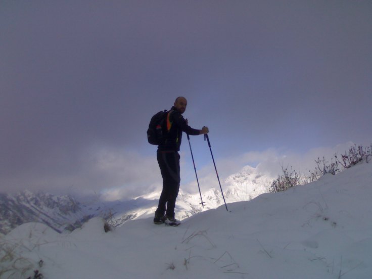 Alla forcella prima del tratto finale