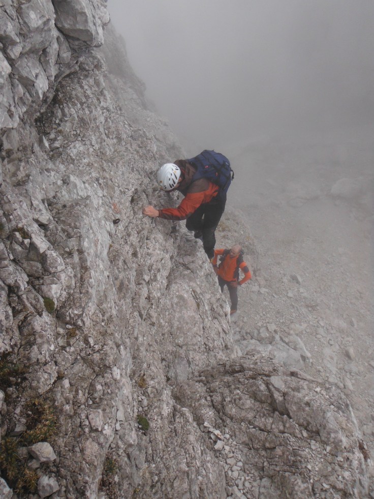 Il pass di II° subito sopra al Portonat