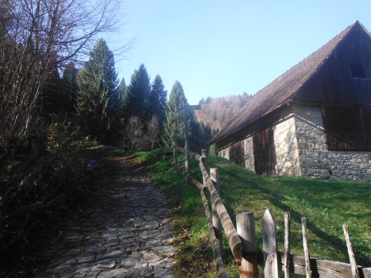 L'inizio della "vecchia" Stentaria dalla Pieve di Gorto