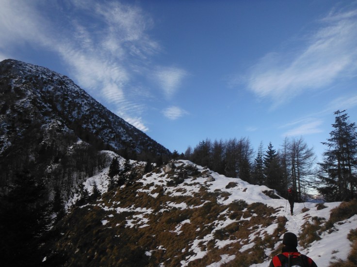 Poco prima del bivio per Plan d'aiars