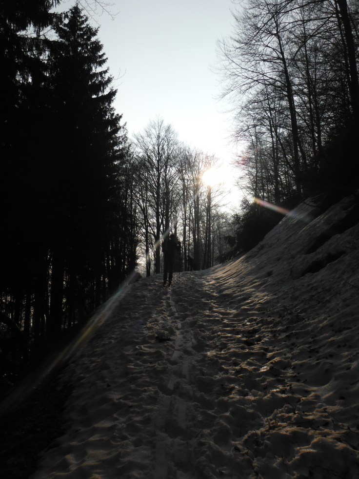 Sulla strada per casera Avrint