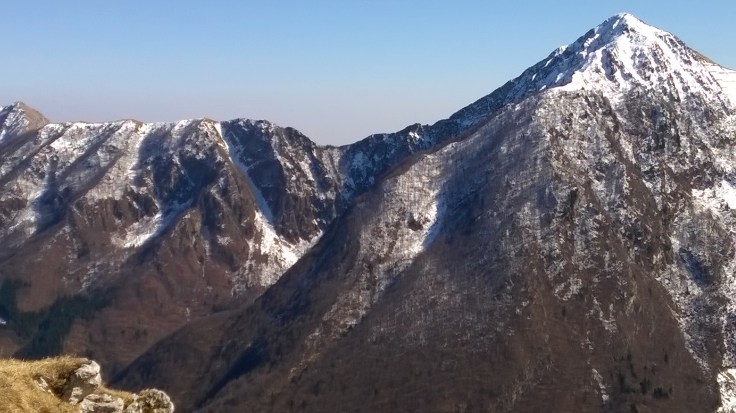 Il canale del Bottai dal colle dei Larici