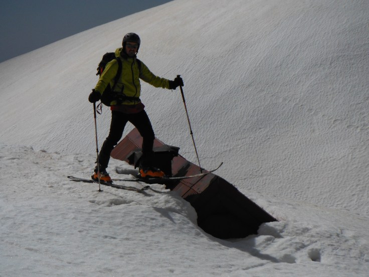 Sul tetto della malga alta