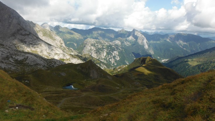 Vista da forcella Morareet