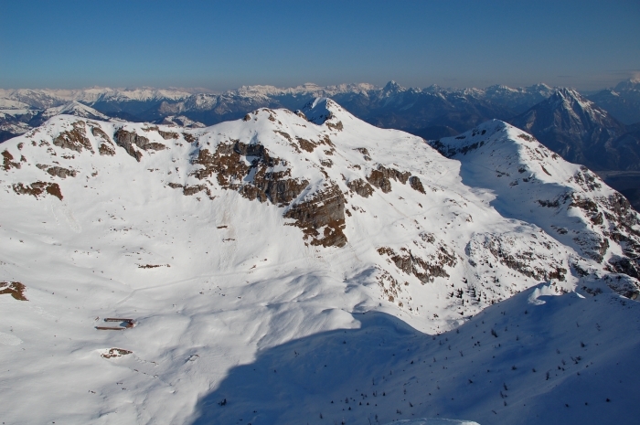 L'anfiteatro di Casera Val dal Pizzat - Foto A. Cella