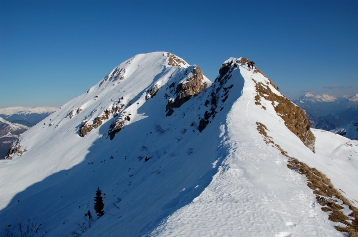 Verso la punta del Lovinzola - Foto A. Cella