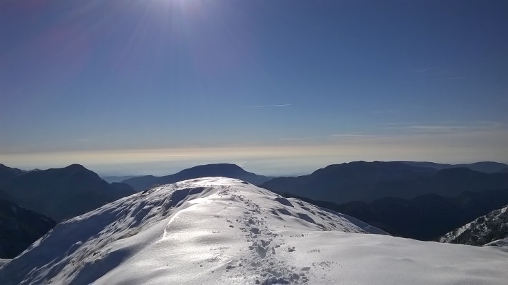 Sulla cima del Lovinzola