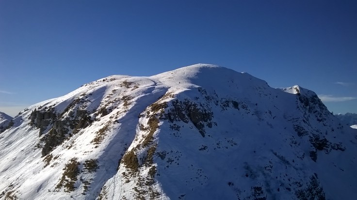 Cima Cormolina con il misterioso viandante
