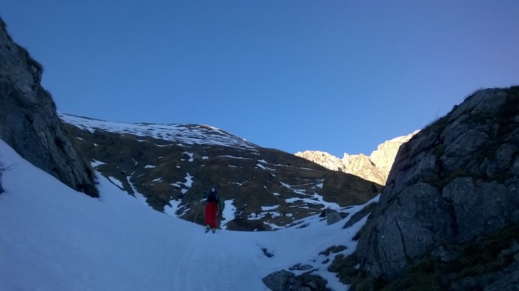 Il passaggio verso il valloncello