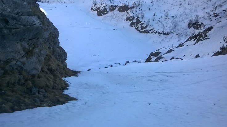 Prima rampa dopo il pianoro