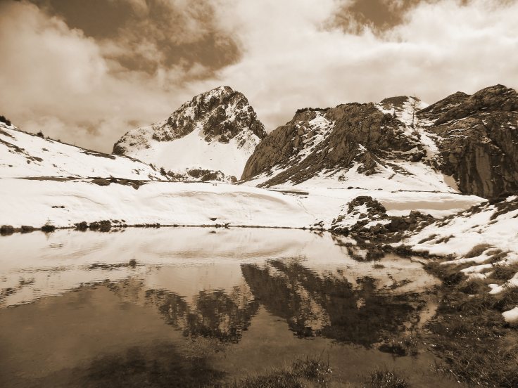 il laghetto di quota Pascoli