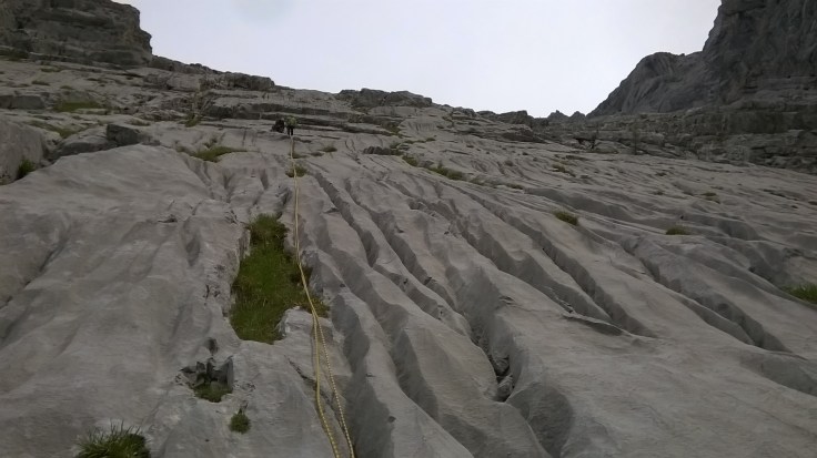 Un mare di calcare increspato