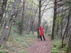 Lungo il sentiero di rientro