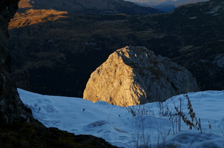 Il Zuc de la Guardia dal ricovero degli alpini