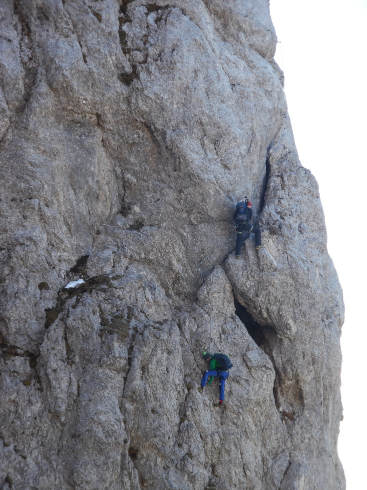 Il primo tratto verticale